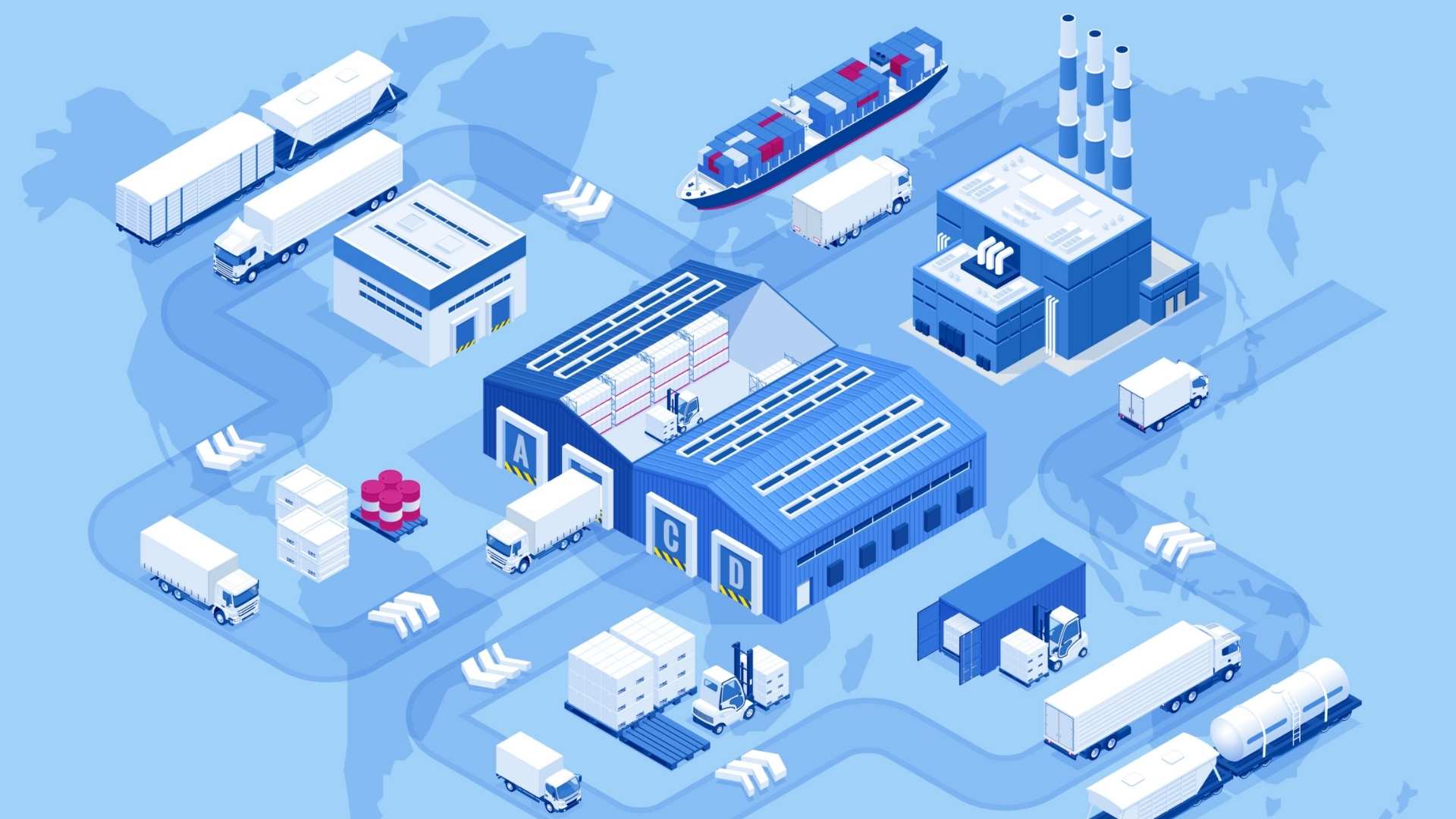 Supply chain animated example cycle / Masters Builders Association