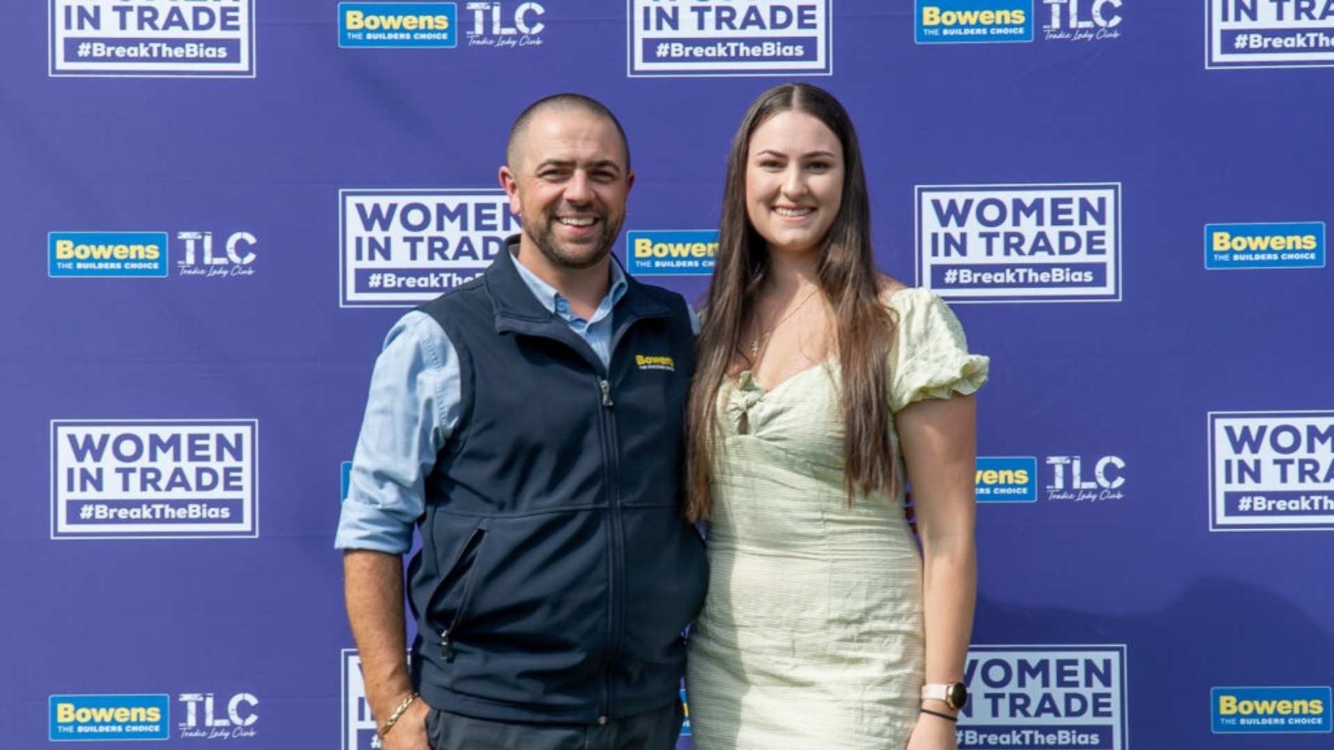 Bowens staff member and a panellist at Bowens Women in Trade 2022.