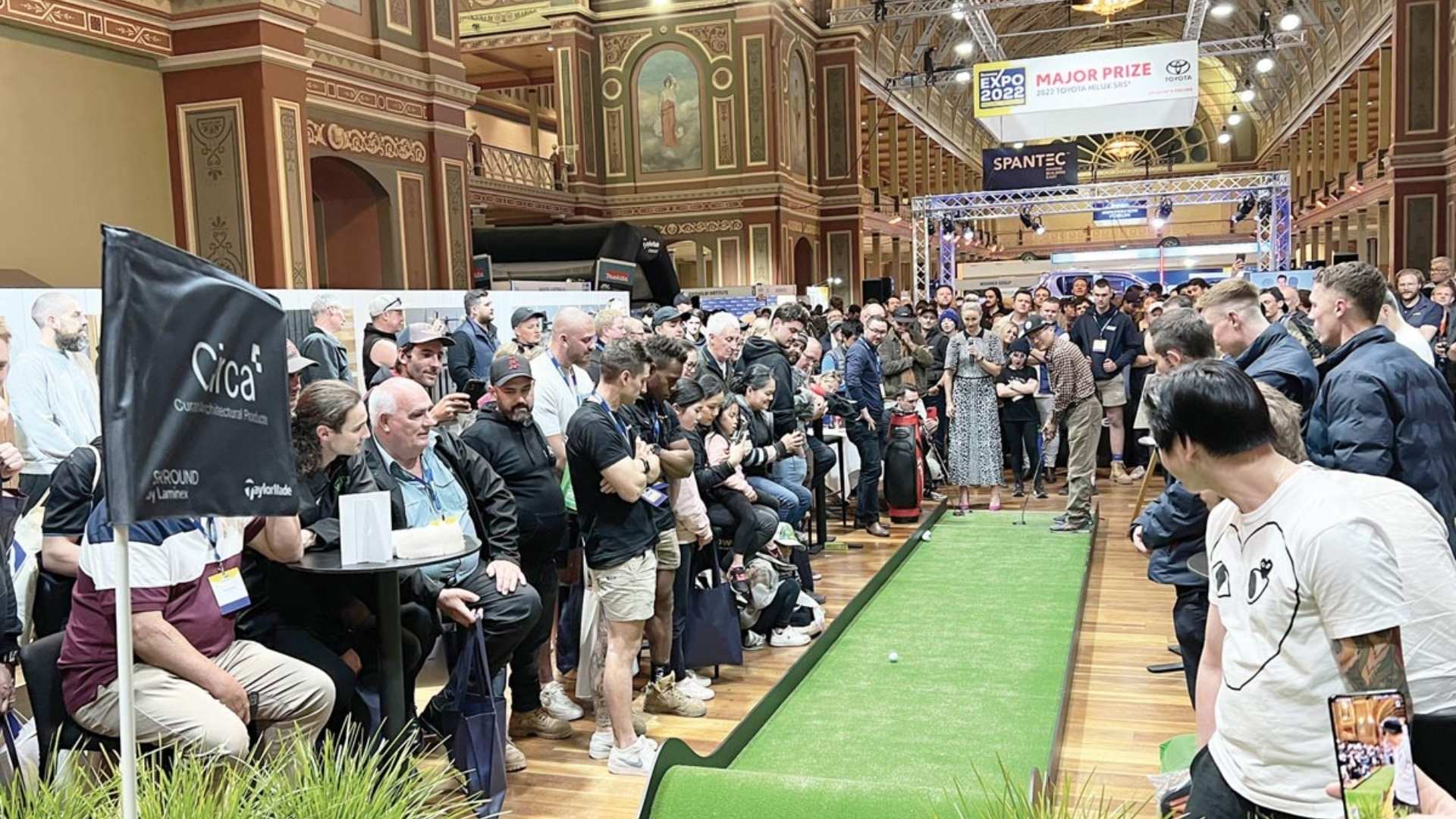 The hole-in-one challenge for Circa at Bowens Expo 2022.