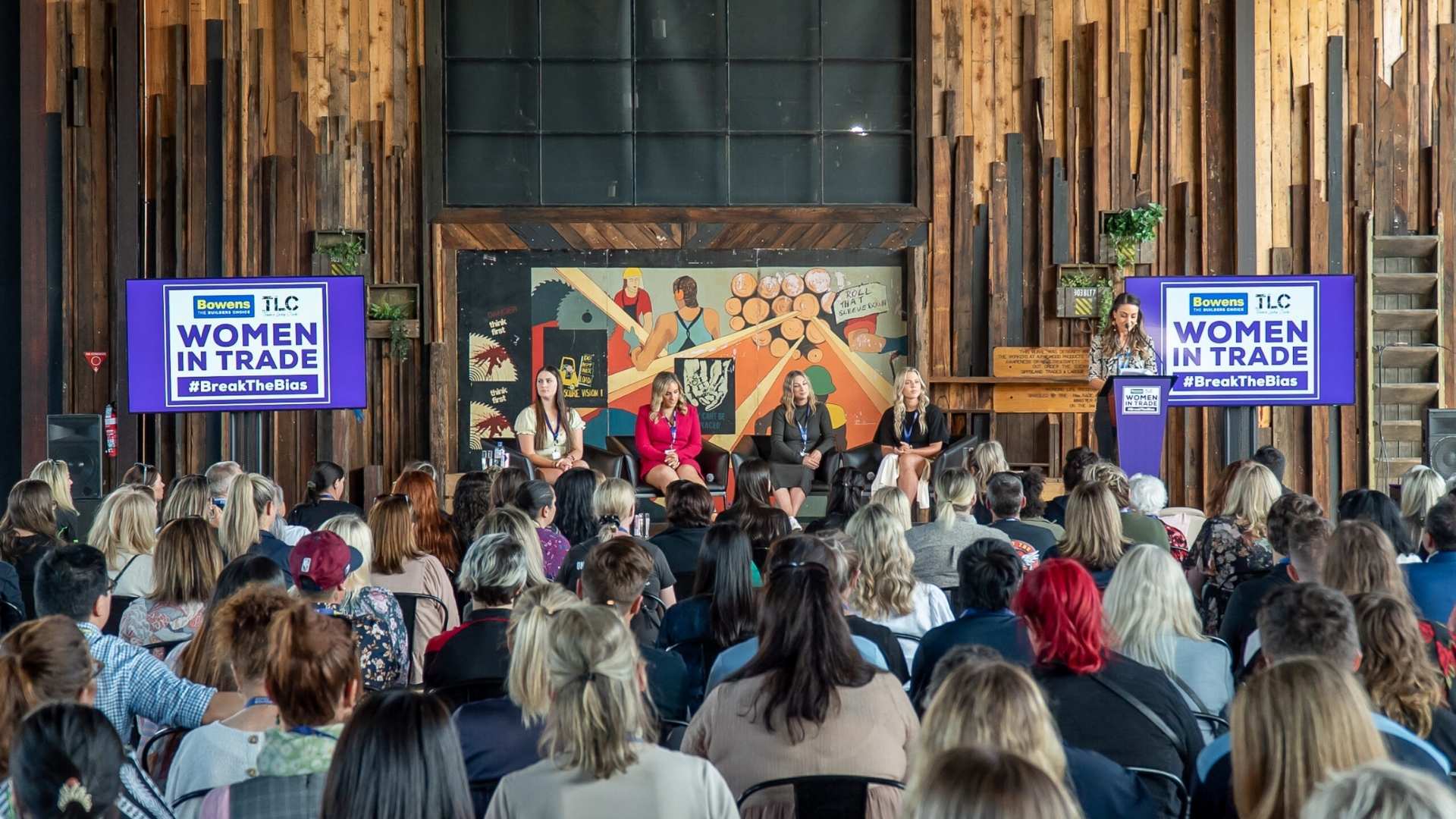 Guest speakers at the Women in Trade event 2023.