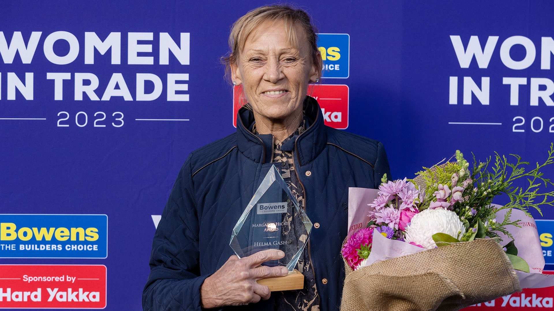 Helma Gash, Winner of the Margaret Hickey award 2023.