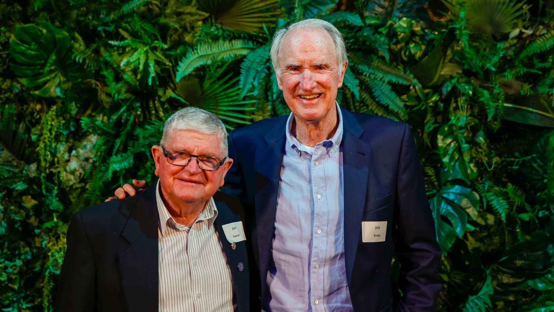 Jeff Harvey on the left and Jack Bowen on the right.