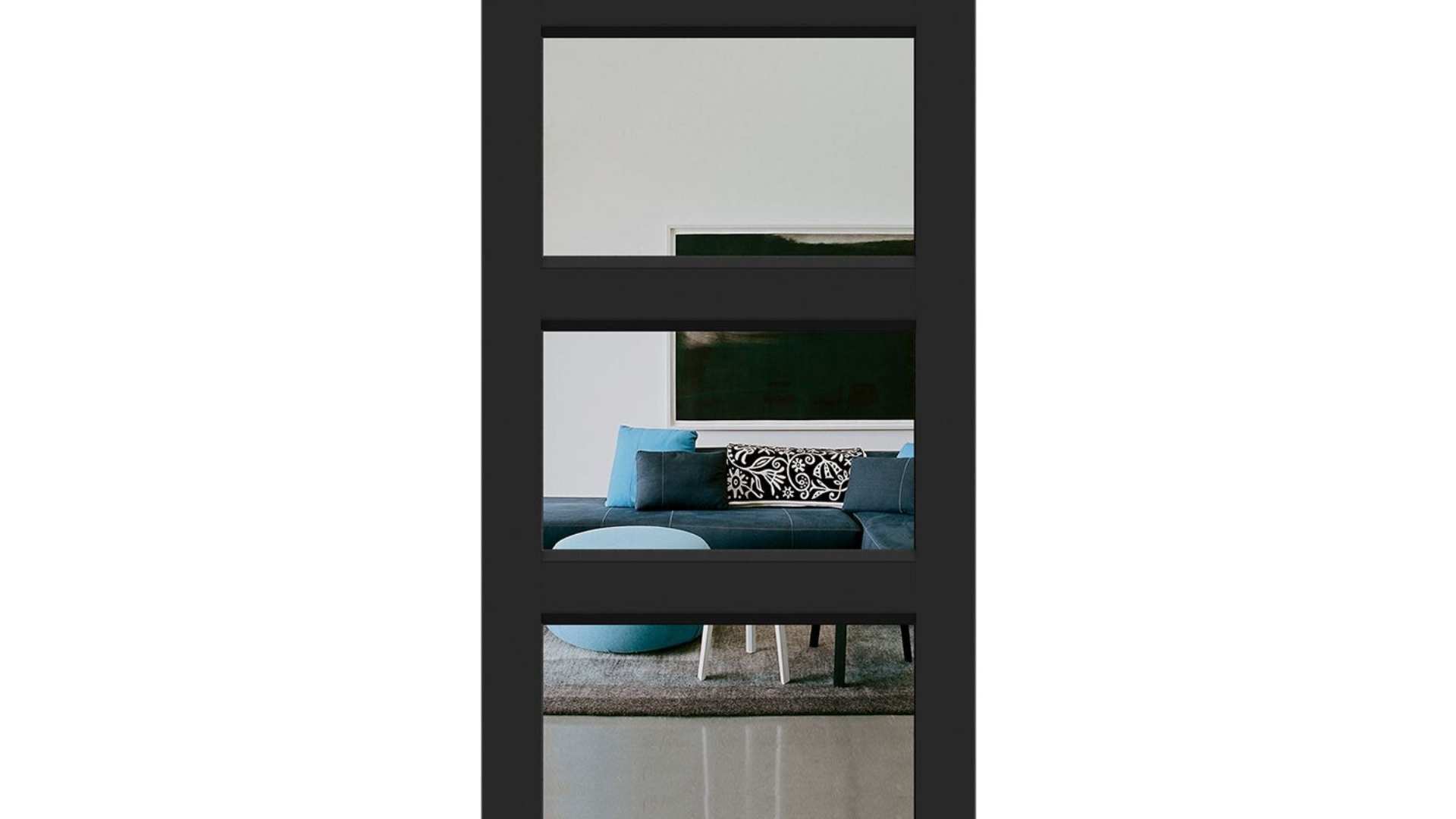 Hume Entry Door Elite Aluminium XE4 black Clear PDP image.