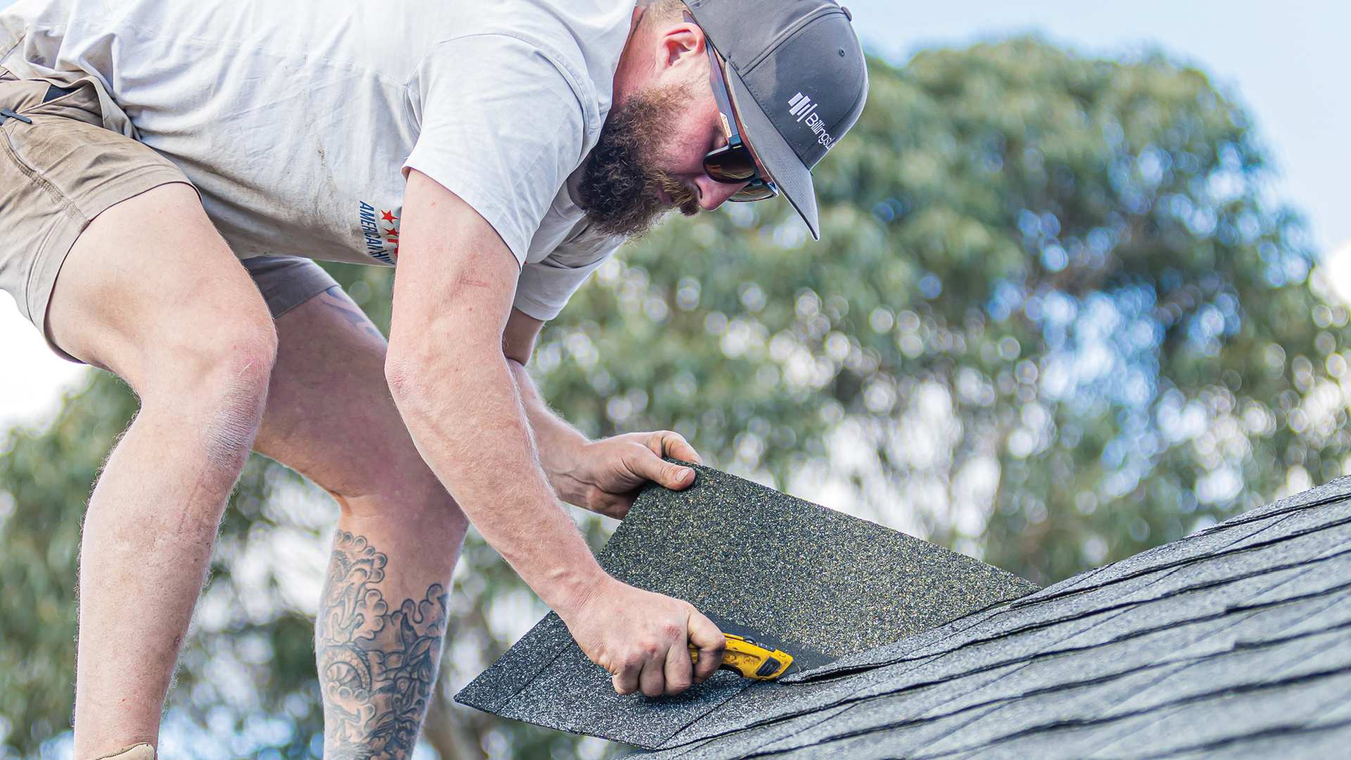 A builder using GAF Roofing Asphalt Roof Shingles.