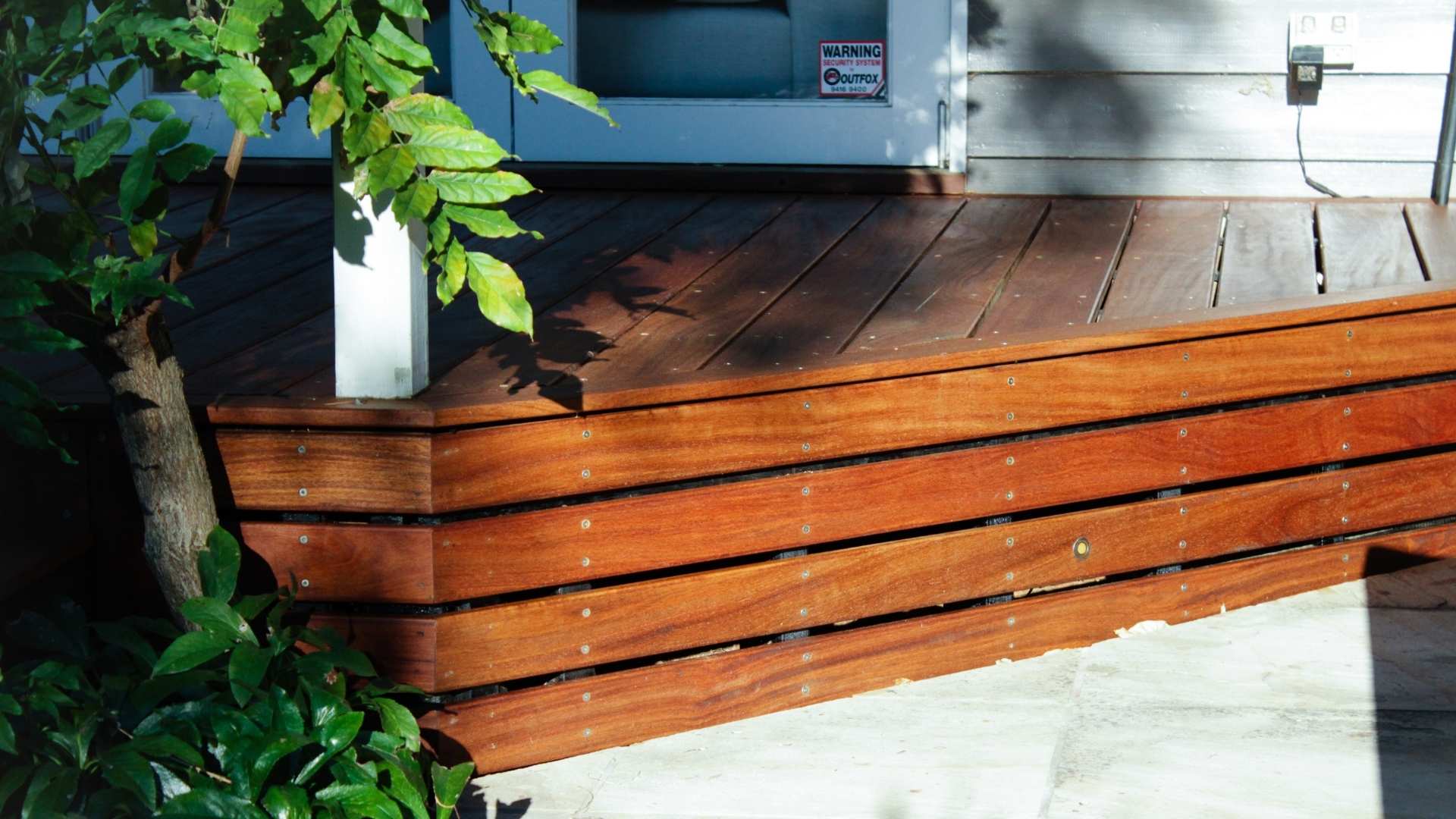 Cumaru decking used for small project.