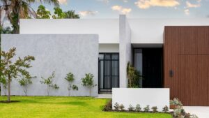 MasterWall EPS System displayed in residential landscape.