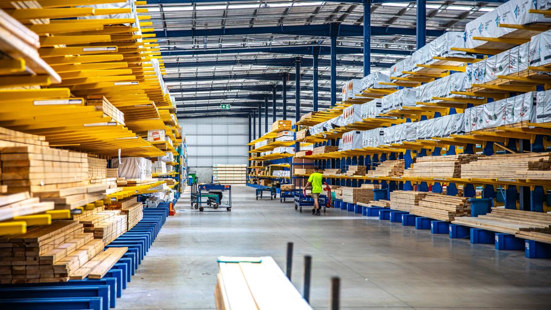 Bowens Epping with a wide range of timber.