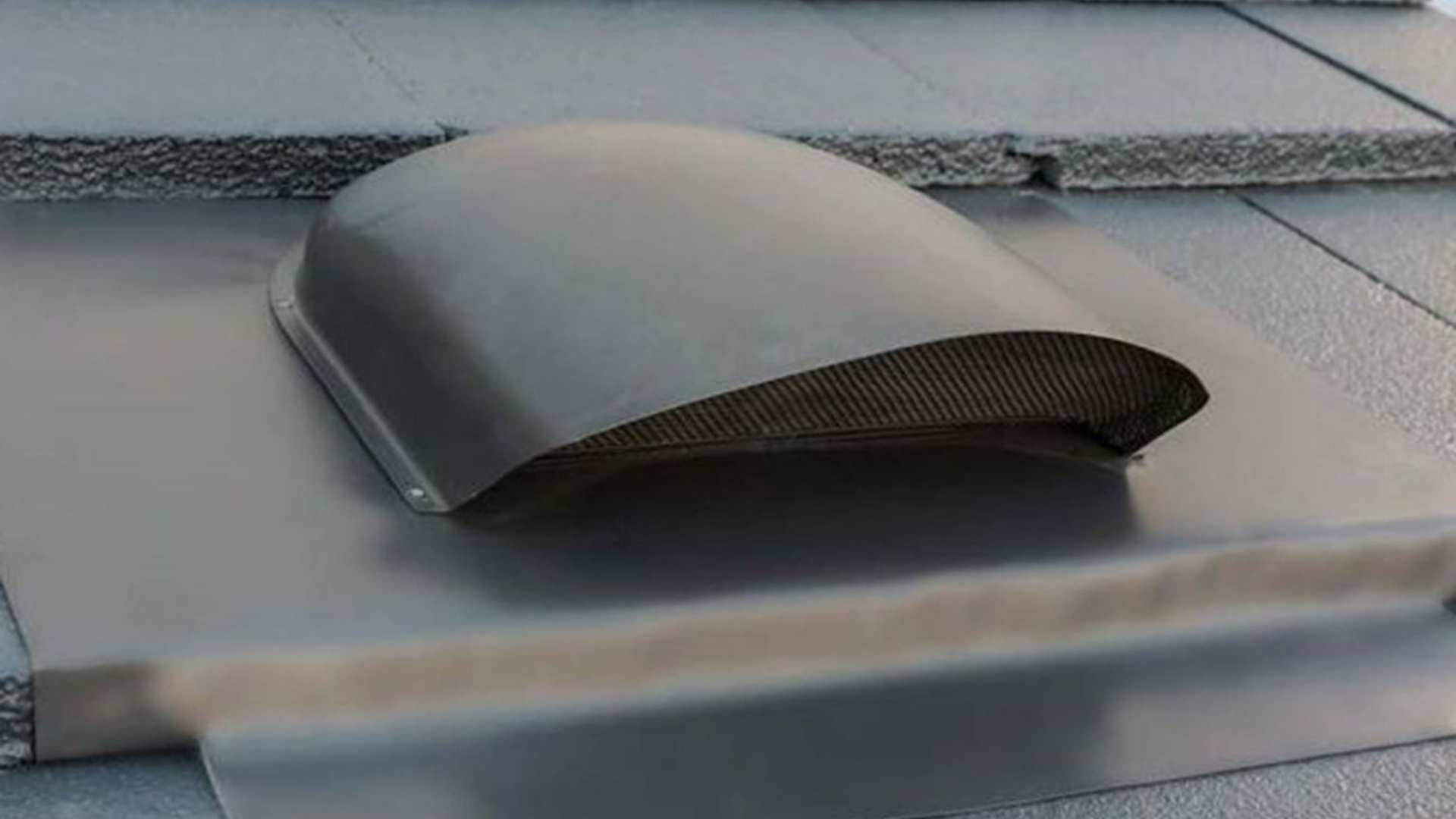 Alpine Ventilation system used on roof exterior.