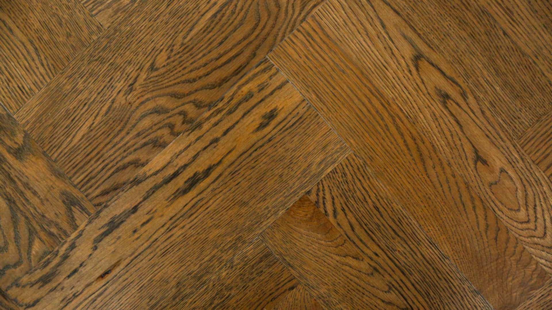 Close up shot of American Oak solid timber flooring.