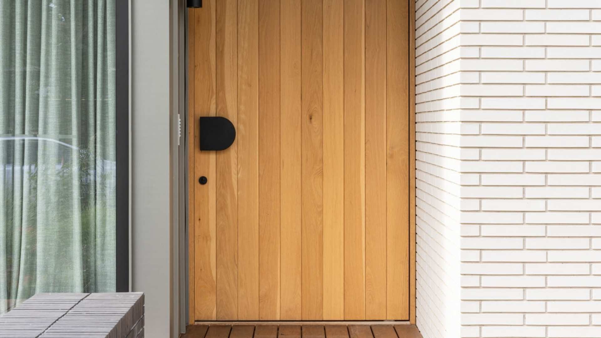 Exterior entry door on residential property.