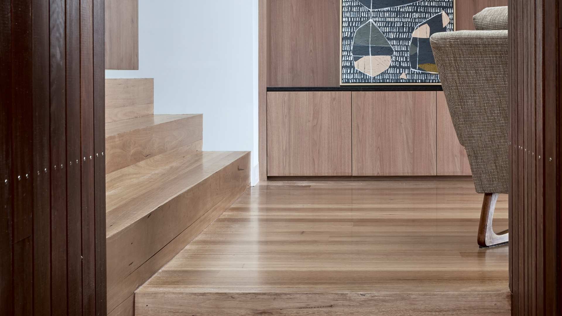 Blackbutt timber flooring.