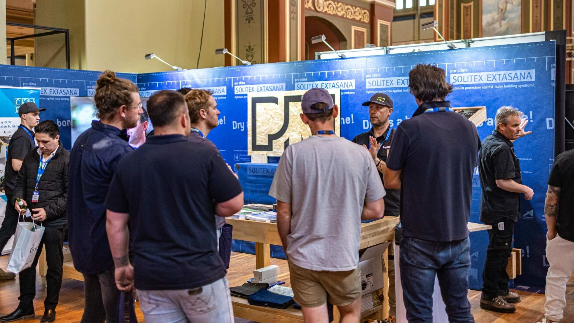 Trades at a stand at Bowens Expo 2024.
